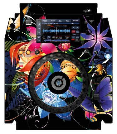 Pioneer DJ XDJ 1000 Skin Lotus Garden